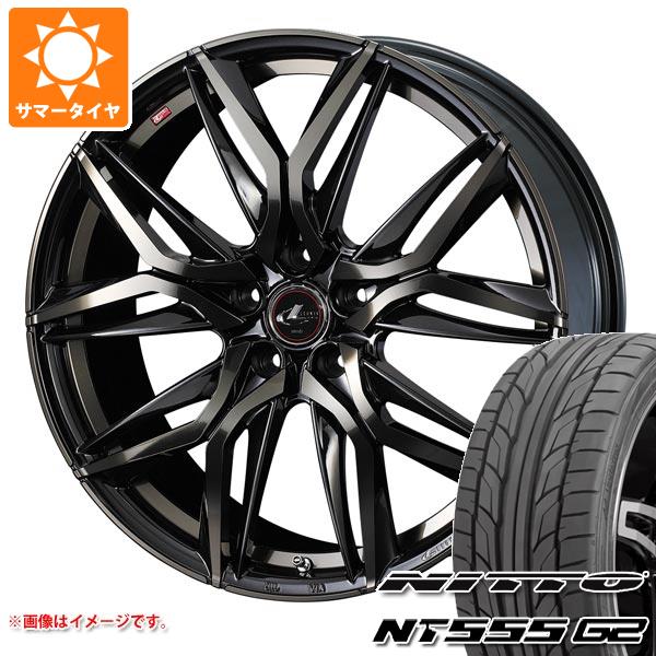 【タイヤ交換対象】サマータイヤ 215/50R17 95W XL ニットー NT555 G2 レオニス LM 7.0-17 タイヤホイール4本セット|タイヤマックス