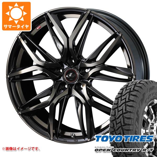 【タイヤ交換対象】サマータイヤ 165/60R15 77Q トーヨー オープンカントリー R/T ホワイトレター レオニス LM 4.5-15 タイヤホイール4本セット｜タイヤマックス