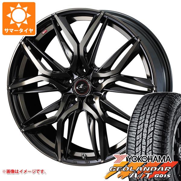 【タイヤ交換対象】2026年製 サマータイヤ 165/60R15 77H ヨコハマ ジオランダー A/T G015 ブラックレター レオニス LM 4.5-15 タイヤホイール4本セット