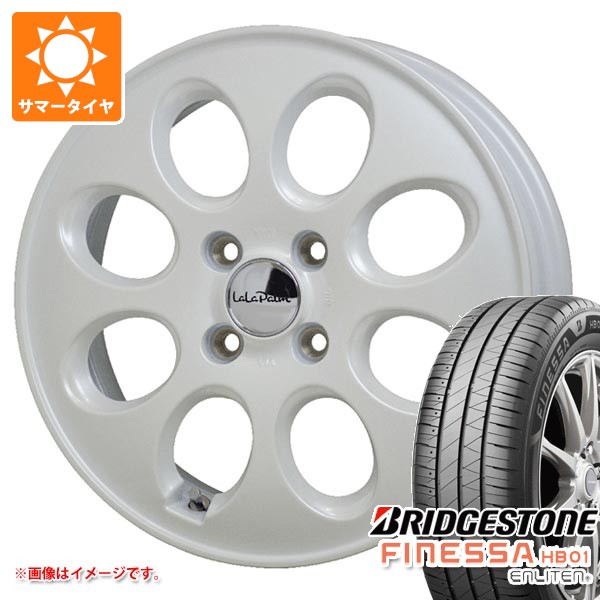 【タイヤ交換対象】2026年製 サマータイヤ 165/55R15 75V ブリヂストン フィネッサ HB01 ララパーム オーバル 4.5-15 タイヤホイール4本セット 59,345円