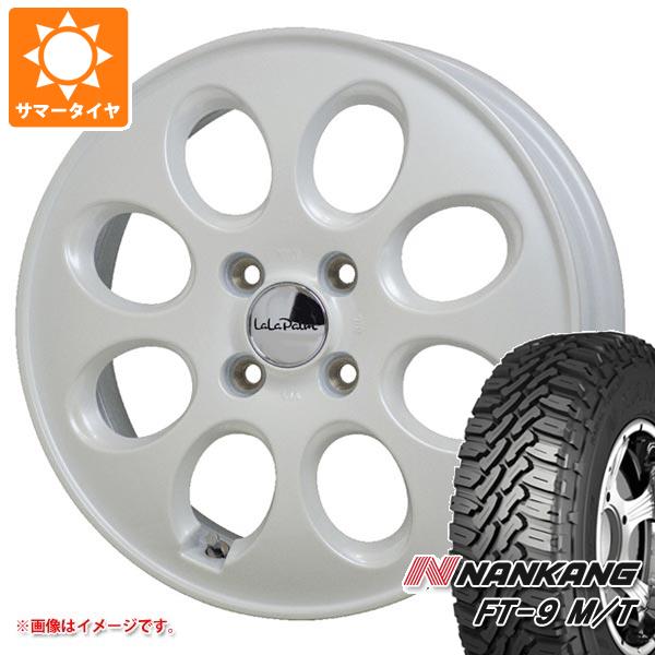 【タイヤ交換対象】ミツビシ デリカミニ B30系用 サマータイヤ ナンカン FT-9 M/T 165/60R15 77S ホワイトレター ララパーム オーバル 4.5-15 タイヤホイール4本セット