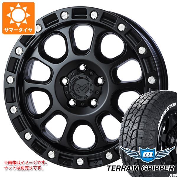 【タイヤ交換対象】RAV4 50系用 サマータイヤ モンスタ テレーングリッパー 225/65R17 106T ホワイトレター MKW M204 8.0-17 タイヤホイール4本セット|タイヤマックス
