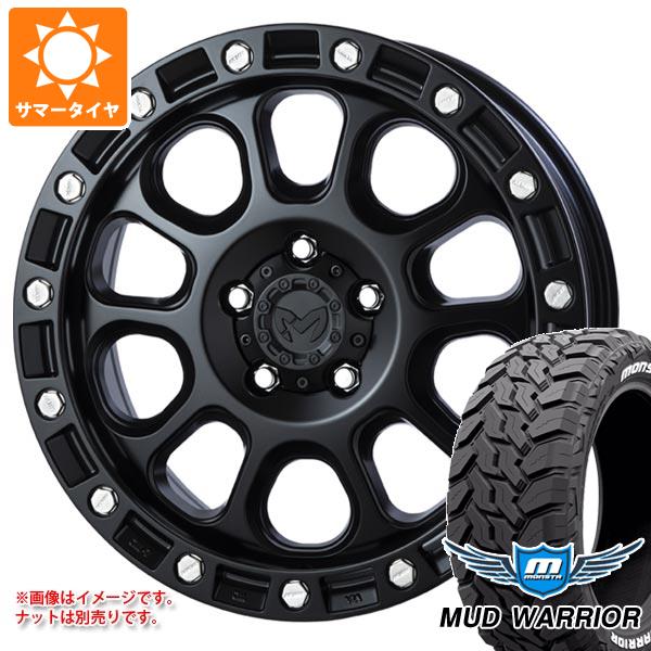 【タイヤ交換対象】ジープ ラングラー JK/JL系用 サマータイヤ モンスタ マッドウォーリアー LT265/70R17 121/118Q ホワイトレター MKW M204 タイヤホイール4本セット