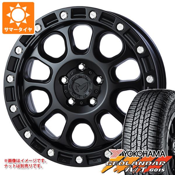 【タイヤ交換対象】ジープ ラングラー JK/JL系用 サマータイヤ ヨコハマ ジオランダー A/T G015 P285/70R17 117T アウトラインホワイトレター MKW M204 タイヤホイール4本セット|タイヤマックス