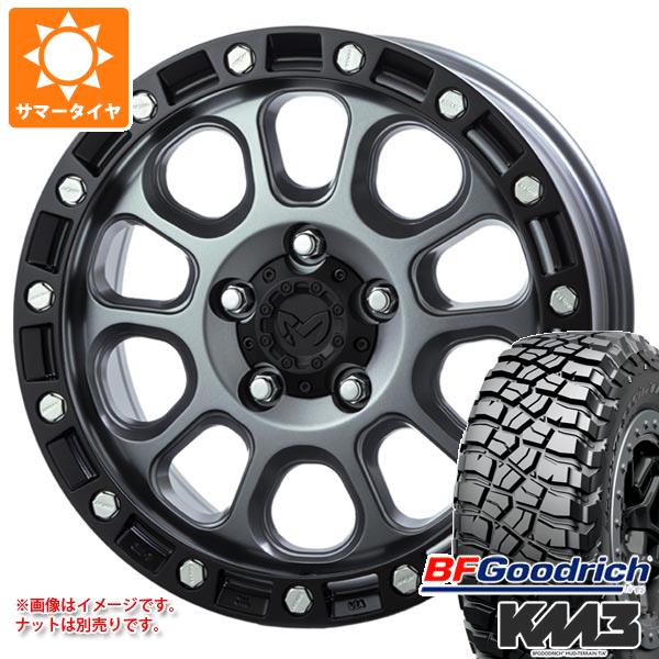 【タイヤ交換対象】5本セット ジープ ラングラー JK/JL系用 サマータイヤ BFグッドリッチ マッドテレーンT/A KM3 LT295/70R17 121/118Q MKW M204 タイヤホイール5本セット