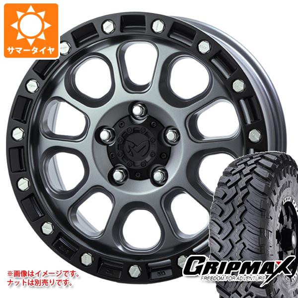 【タイヤ交換対象】サマータイヤ 235/70R16 106Q グリップマックス マッドレイジ M/T ホワイトレター MKW M204 7.0-16 タイヤホイール4本セット
