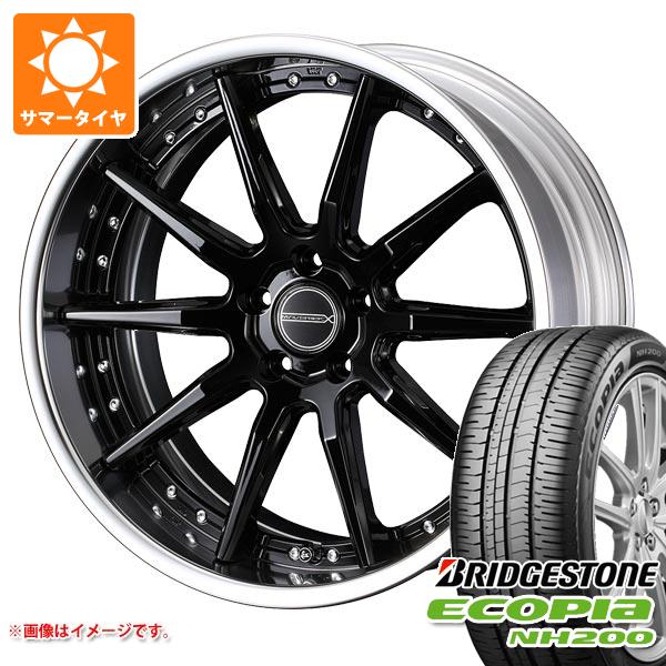 【タイヤ交換対象】サマータイヤ 225/45R18 95W XL ブリヂストン エコピア NH200 マーベリック 1410S 8.0-18 タイヤホイール4本セット