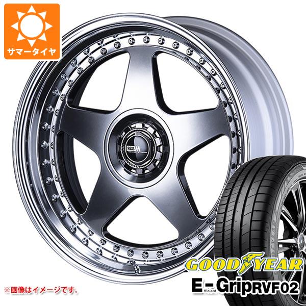 【タイヤ交換対象】サマータイヤ 215/45R18 93W XL グッドイヤー エフィシエントグリップ RVF02 SSR プロフェッサー SP6 アンダー 7.5-18 タイヤホイール4本セット