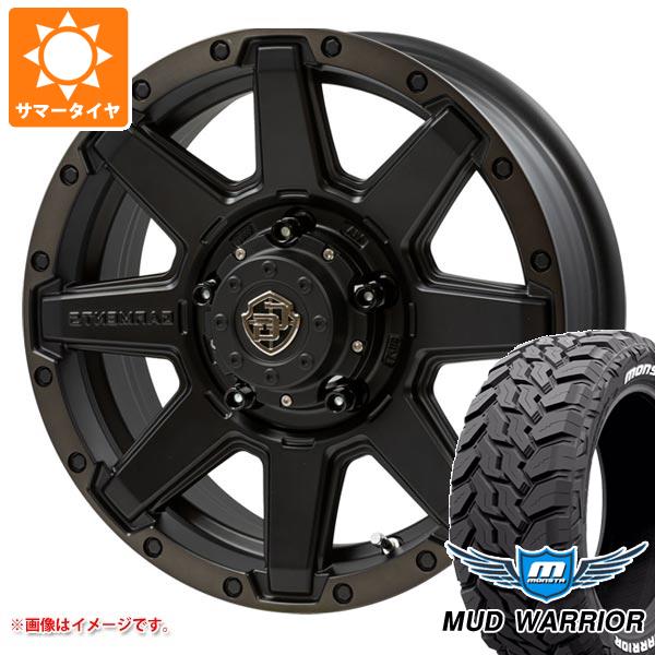 【タイヤ交換対象】スズキ ジムニーノマド JC74W用 サマータイヤ モンスタ マッドウォーリアー LT215/70R16 107/105Q ホワイトレター クロスオーバーガーメンツ スタイルU 6.0-16 タイヤホイール4本セット