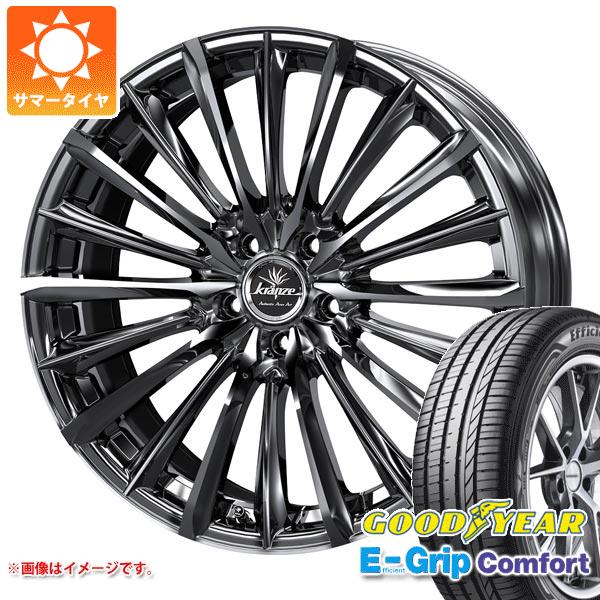 【タイヤ交換対象】サマータイヤ 235/50R18 101W XL グッドイヤー エフィシエントグリップコンフォート クレンツェ ヴィルハーム 225エボ 7.5-18 タイヤホイール4本セット|タイヤマックス