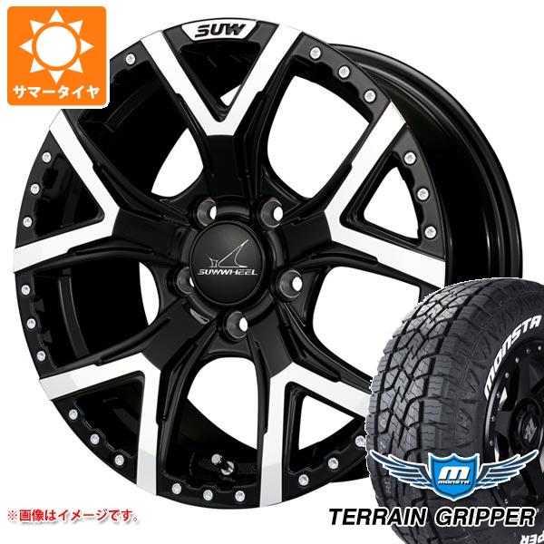 【タイヤ交換対象】 レクサス LX570用 サマータイヤ モンスタ テレーングリッパー 285/50R20 116H XL ホワイトレター クライメイト フォルテ 9.5-20 タイヤホイール4本セット