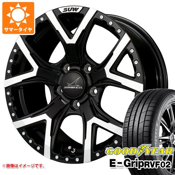【タイヤ交換対象】サマータイヤ 225/60R17 99H グッドイヤー エフィシエントグリップ RVF02 クライメイト フォルテ 7.0-17 タイヤホイール4本セット｜タイヤマックス