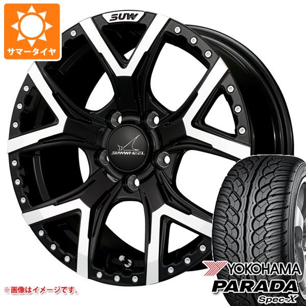 【タイヤ交換対象】ランドクルーザー200用 サマータイヤ ヨコハマ パラダ スペック-X PA02 295/45R20 114V REINF クライメイト フォルテ 9.5-20 タイヤホイール4本セット
