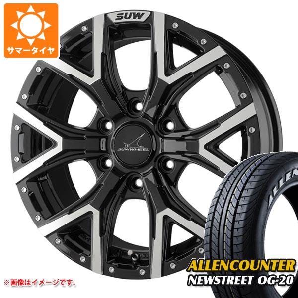 【タイヤ交換対象】ハイエース 200系用 サマータイヤ オーレンカウンター ニューストリート OG-20 215/60R17C 109/107T ホワイトレター クライメイト フォルテ 6.5-17 タイヤホイール4本セット