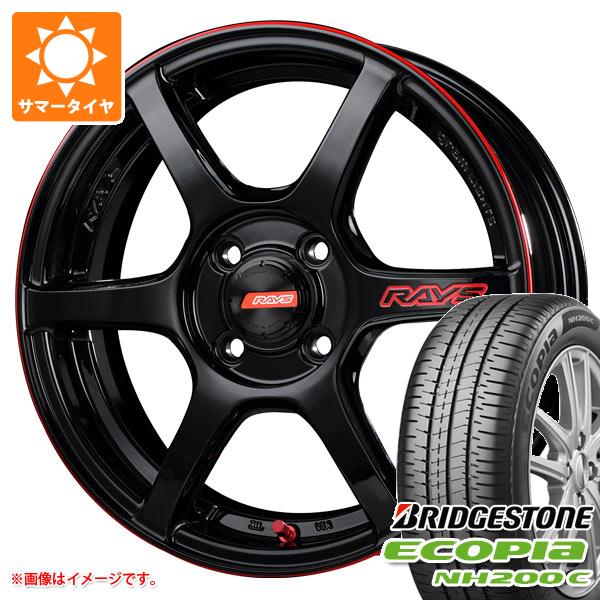【タイヤ交換対象】サマータイヤ 175/60R16 82H ブリヂストン エコピア NH200C レイズ グラムライツ 57C6 タイムアタックエディション 5.5-16 タイヤホイール4本セット