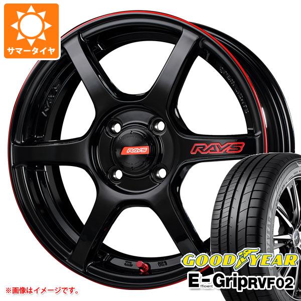 【タイヤ交換対象】サマータイヤ 165/60R15 77H グッドイヤー エフィシエントグリップ RVF02 レイズ グラムライツ 57C6 タイムアタックエディション 5.0-15 タイヤホイール4本セット