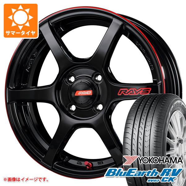 【タイヤ交換対象】2026年製 サマータイヤ 165/55R15 75V ヨコハマ ブルーアースRV RV03CK レイズ グラムライツ 57C6 タイムアタックエディション 5.0-15 タイヤホイール4本セット