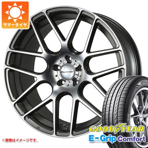 【タイヤ交換対象】サマータイヤ 245/35R19 93W XL グッドイヤー エフィシエントグリップコンフォート MLJ ハイペリオン CVM 8.5-19 タイヤホイール4本セット