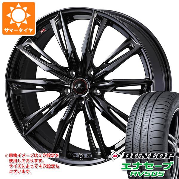 【タイヤ交換対象】サマータイヤ 245/40R19 98W XL ダンロップ エナセーブ RV505 レオニス GX 8.0-19 タイヤホイール4本セット