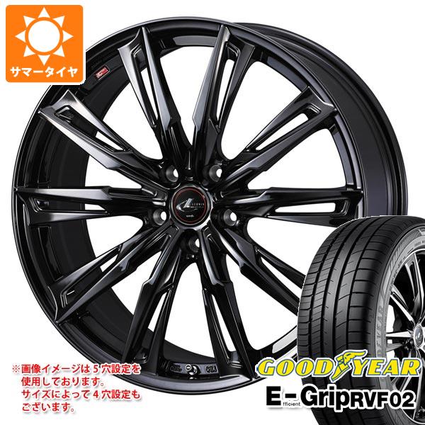 【タイヤ交換対象】サマータイヤ 245/40R20 99W XL グッドイヤー エフィシエントグリップ RVF02 レオニス GX 8.5-20 タイヤホイール4本セット 153,450円