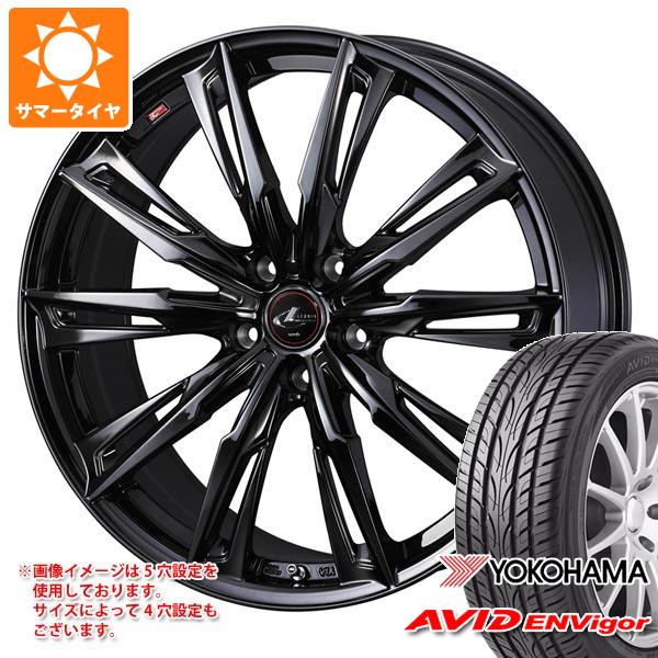 【タイヤ交換対象】サマータイヤ 245/45R19 98W ヨコハマ エービッド エンビガー S321 レオニス GX 8.0-19 タイヤホイール4本セット|タイヤマックス