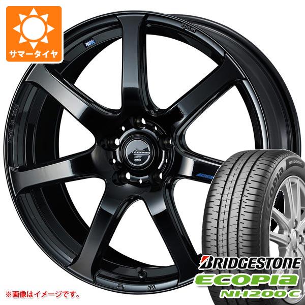 【タイヤ交換対象】2026年製 サマータイヤ 165/55R15 75V ブリヂストン エコピア NH200C レオニス ナヴィア 07 4.5-15 タイヤホイール4本セット