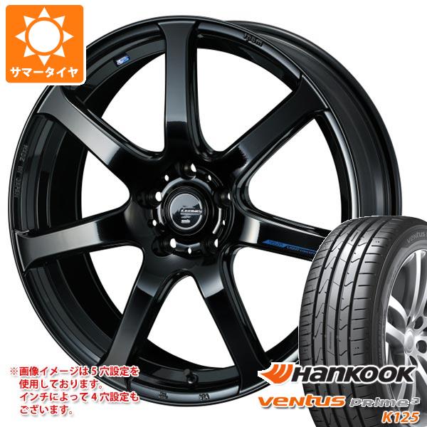 【タイヤ交換対象】サマータイヤ 165/45R16 74V XL ハンコック ベンタス プライム3 K125 レオニス ナヴィア 07 5.0-16 タイヤホイール4本セット