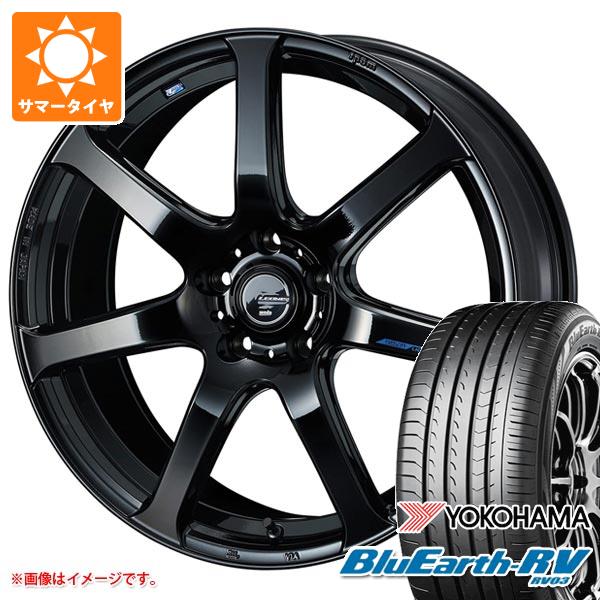 【タイヤ交換対象】サマータイヤ 205/55R17 95V XL ヨコハマ ブルーアースRV RV03 レオニス ナヴィア 07 7.0-17 タイヤホイール4本セット|タイヤマックス