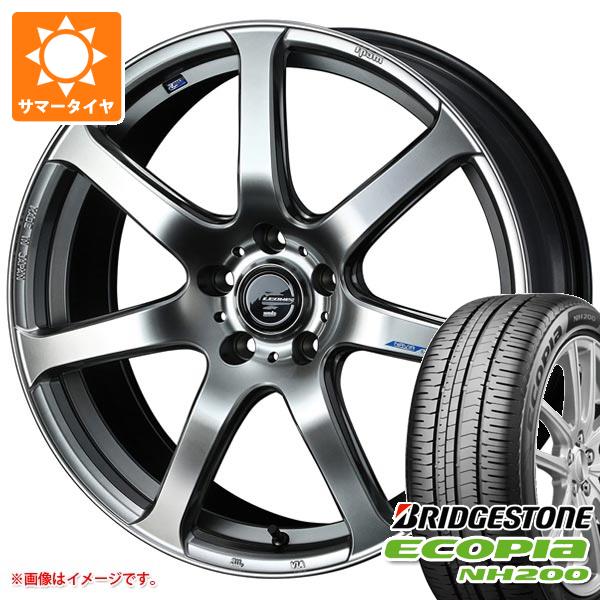 【タイヤ交換対象】サマータイヤ 215/45R18 93W XL ブリヂストン エコピア NH200 レオニス ナヴィア 07 7.0-18 タイヤホイール4本セット｜タイヤマックス
