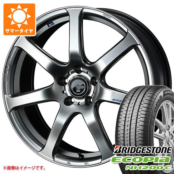 【タイヤ交換対象】2026年製 サマータイヤ 165/55R15 75V ブリヂストン エコピア NH200C レオニス ナヴィア 07 4.5-15 タイヤホイール4本セット