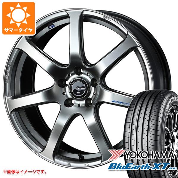 【タイヤ交換対象】サマータイヤ 215/60R17 96H ヨコハマ ブルーアースXT AE61 レオニス ナヴィア 07 7.0-17 タイヤホイール4本セット