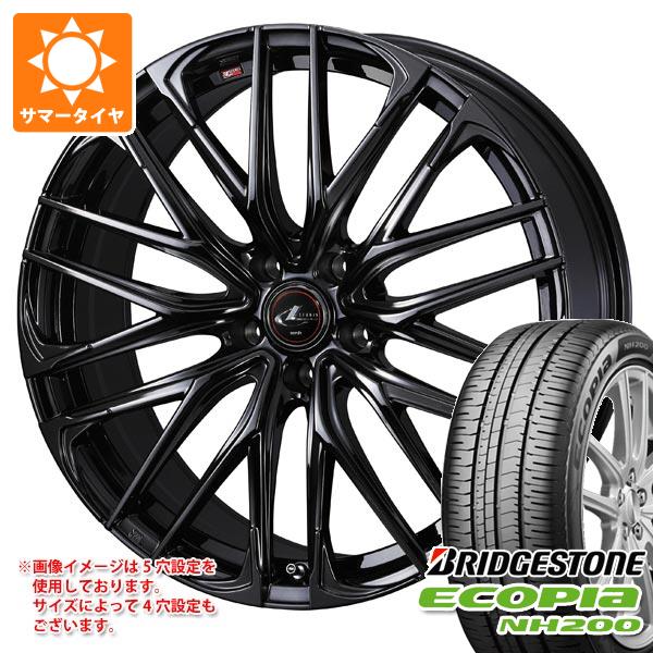 【タイヤ交換対象】サマータイヤ 215/45R18 93W XL ブリヂストン エコピア NH200 レオニス SK 7.0-18 タイヤホイール4本セット｜タイヤマックス