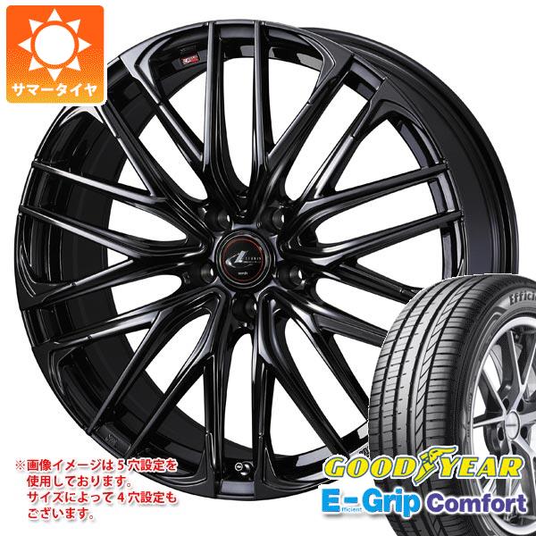 【タイヤ交換対象】サマータイヤ 245/35R20 95W XL グッドイヤー エフィシエントグリップコンフォート レオニス SK 8.5-20 タイヤホイール4本セット