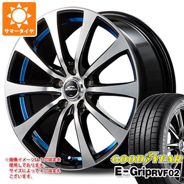 【タイヤ交換対象】サマータイヤ 165/60R15 77H グッドイヤー エフィシエントグリップ RVF02 MID ホイールズ RX01 4.5-15 タイヤホイール4本セット