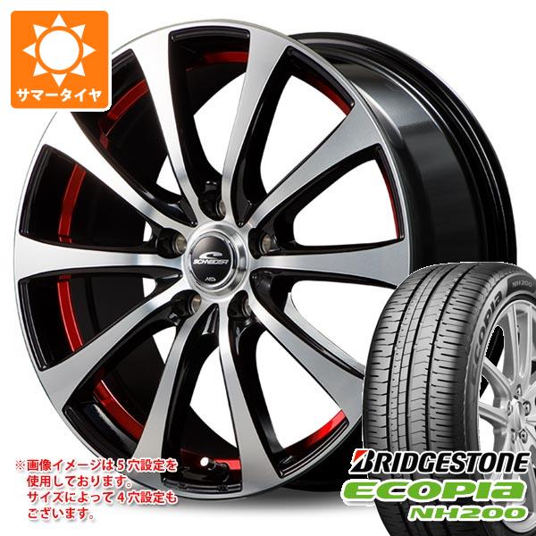 【タイヤ交換対象】サマータイヤ 185/65R14 86S ブリヂストン エコピア NH200 MID ホイールズ RX01 5.5-14 タイヤホイール4本セット|タイヤマックス