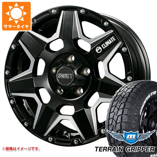 【タイヤ交換対象】ジープ ラングラー JK/JL系用 サマータイヤ モンスタ テレーングリッパー LT285/70R17 121/118R ホワイトレター クライメイト スワット タイヤホイール4本セット|タイヤマックス