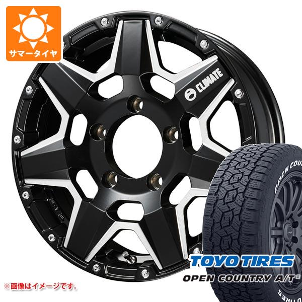 【タイヤ交換対象】ジムニーシエラ JB74W用 2026年製 サマータイヤ トーヨー オープンカントリー A/T3 215/70R16 100T ホワイトレター クライメイト スワット 6.0-16 タイヤホイール4本セット｜タイヤマックス 100,850円