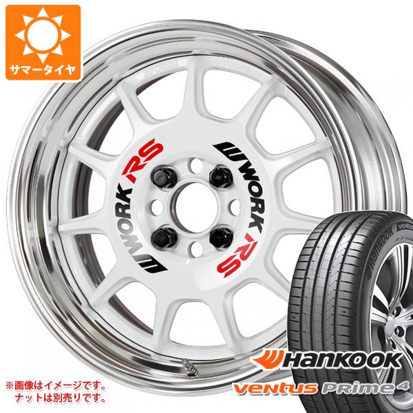 【タイヤ交換対象】サマータイヤ 225/45R17 94W XL ハンコック ベンタス プライム4 K135 ワーク エモーション RS11 7.5-17 タイヤホイール4本セット