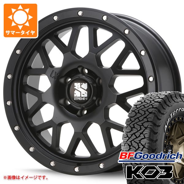 【タイヤ交換対象】トヨタ ランドクルーザー300用 サマータイヤ BFグッドリッチ オールテレーンT/A KO3 LT275/55R20 115/112S ブラックレター MLJ エクストリームJ XJ04 8.5-20 タイヤホイール4本セット