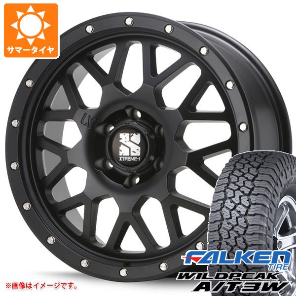 【タイヤ交換対象】ランドクルーザー300用 サマータイヤ ファルケン ワイルドピーク A/T3W 275/55R20 117T XL MLJ エクストリームJ XJ04 8.5-20 タイヤホイール4本セット 154,050円