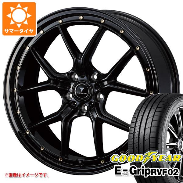 【タイヤ交換対象】サマータイヤ 245/45R19 102W XL グッドイヤー エフィシエントグリップ RVF02 ノヴァリス アセット S1 8.0-19 タイヤホイール4本セット|タイヤマックス