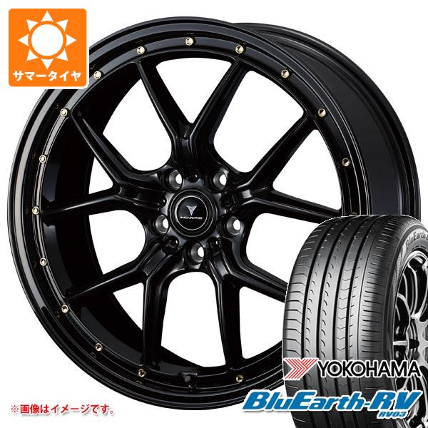 【タイヤ交換対象】サマータイヤ 245/45R19 102W XL ヨコハマ ブルーアースRV RV03 ノヴァリス アセット S1 8.0-19 タイヤホイール4本セット