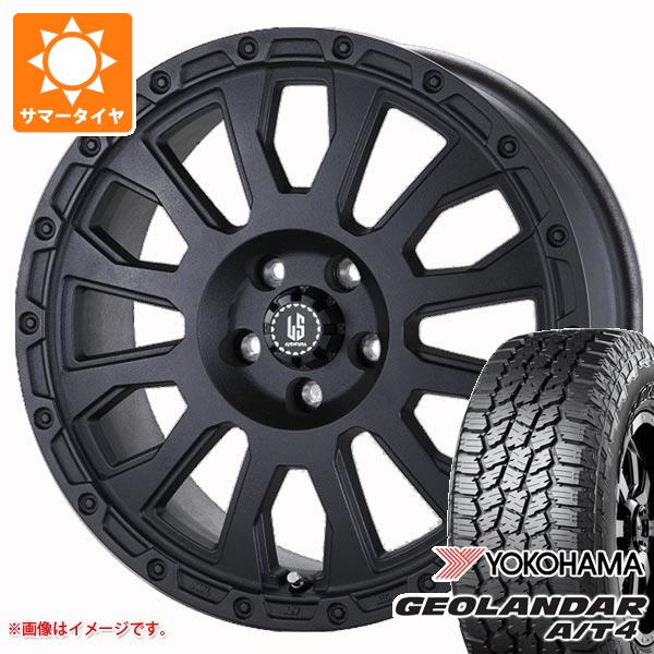 【タイヤ交換対象】5本セット ジープ ラングラー JK/JL系用 サマータイヤ ヨコハマ ジオランダー A/T4 G018 LT275/70R18 125/122S アウトラインホワイトレター ラ・ストラーダ アヴェンチュラ タイヤホイール5本セット