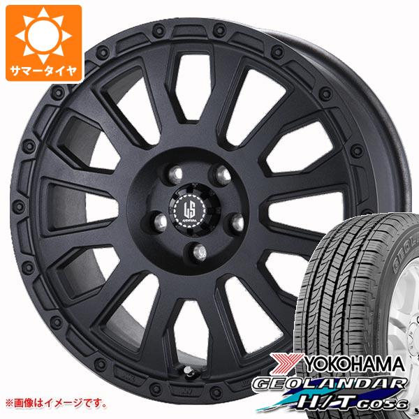 【タイヤ交換対象】5本セット ジープ ラングラー JK/JL系用 サマータイヤ ヨコハマ ジオランダー H/T G056 P265/65R18 112T ブラックレター ラ・ストラーダ アヴェンチュラ タイヤホイール5本セット