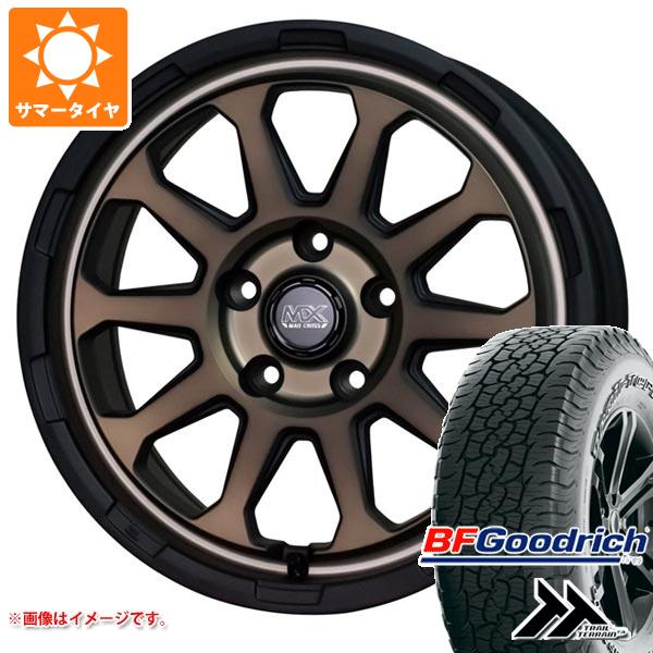 【タイヤ交換対象】T32エクストレイル用 サマータイヤ BFグッドリッチ トレールテレーンT/A 245/65R17 111T XL アウトラインホワイトレター マッドクロスレンジャー 7.0-17 タイヤホイール4本セット|タイヤマックス
