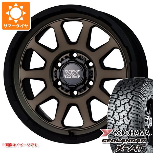 【タイヤ交換対象】5本セット FJクルーザー 10系用 2026年製 サマータイヤ ヨコハマ ジオランダー X-AT G016 265/70R17 115T ブラックレター マッドクロスレンジャー 8.0-17 タイヤホイール5本セット|タイヤマックス