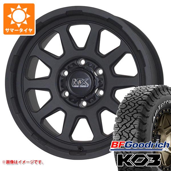 【タイヤ交換対象】ランドクルーザー プラド 150系用 サマータイヤ BFグッドリッチ オールテレーンT/A KO3 LT265/65R18 117/114S ホワイトレター マッドクロスレンジャー 8.0-18 タイヤホイール4本セット｜タイヤマックス 146,500円