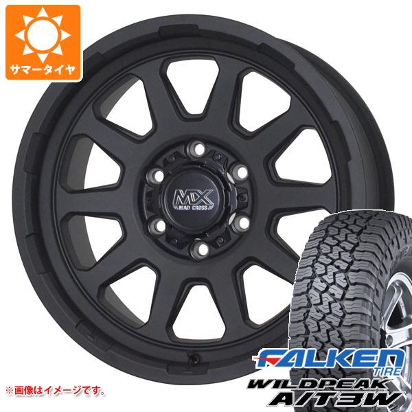 【タイヤ交換対象】ランドクルーザー プラド 150系用 サマータイヤ ファルケン ワイルドピーク A/T3W 265/65R17 116S XL マッドクロスレンジャー 8.0-17 タイヤホイール4本セット|タイヤマックス