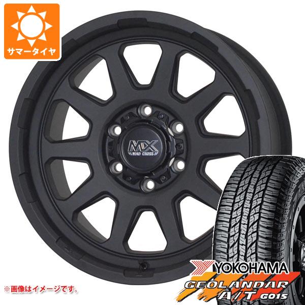【タイヤ交換対象】FJクルーザー 10系用 サマータイヤ ヨコハマ ジオランダー A/T G015 P285/70R17 117T アウトラインホワイトレター マッドクロスレンジャー 8.0-17 タイヤホイール4本セット|タイヤマックス