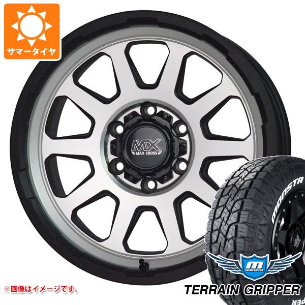 【タイヤ交換対象】5本セット トヨタ FJクルーザー 10系用 サマータイヤ モンスタ テレーングリッパー 265/70R17 115T ホワイトレター マッドクロスレンジャー 8.0-17 タイヤホイール5本セット|タイヤマックス